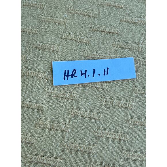 Vtg Morgan-Jones Bedspread Coverlet Full Goldenrod Yellow Lightweight Farmhouse - Picture 11 of 11